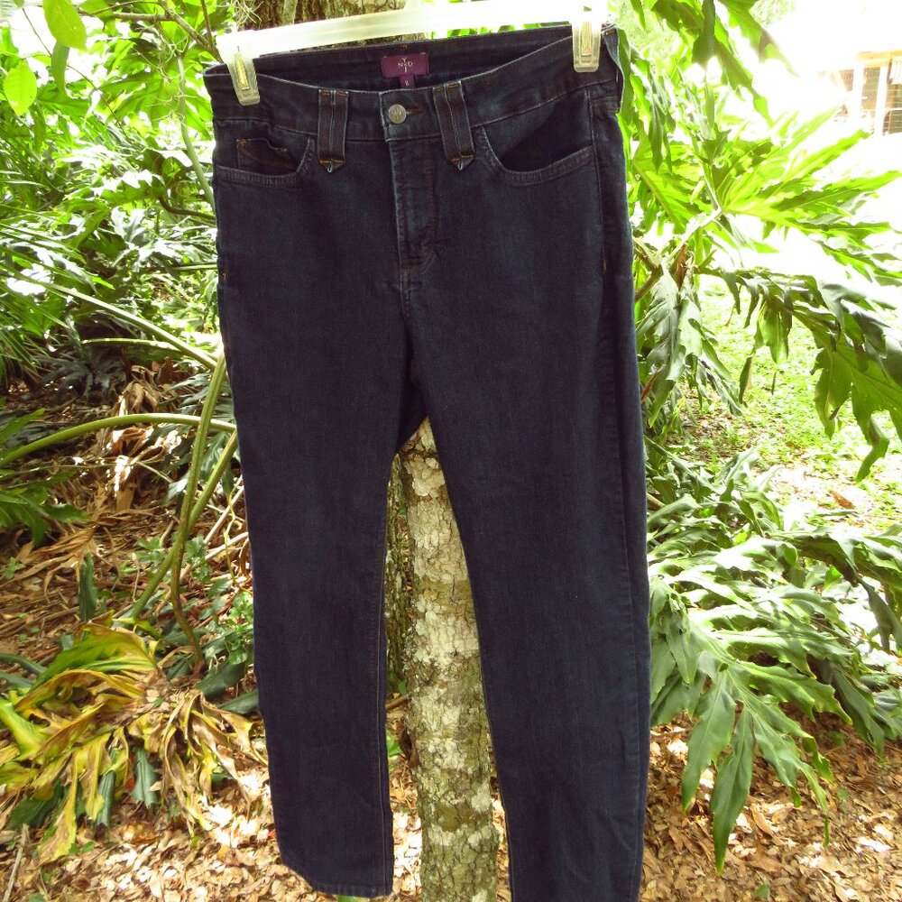 Not your Daughters Jeans womens size 8 Mid rise Dark wash Very good